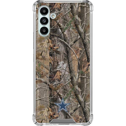 NFL Dallas Cowboys Realtree AP Camo Galaxy A13 5G Clear Case