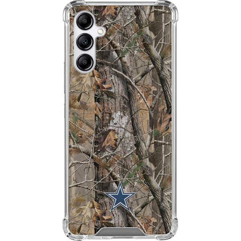 NFL Dallas Cowboys Realtree AP Camo Galaxy A15 5G Clear Case
