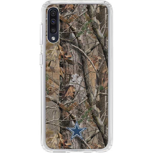 NFL Dallas Cowboys Realtree AP Camo Galaxy A50 Clear Case