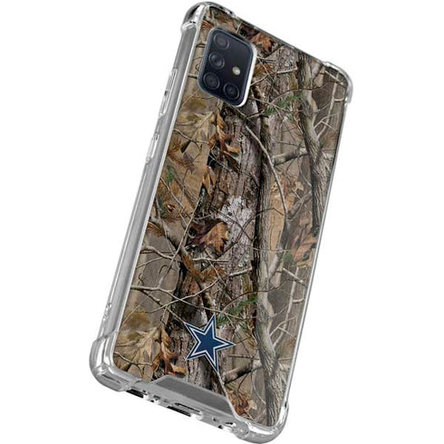 NFL Dallas Cowboys Realtree AP Camo Galaxy A51 5G Clear Case