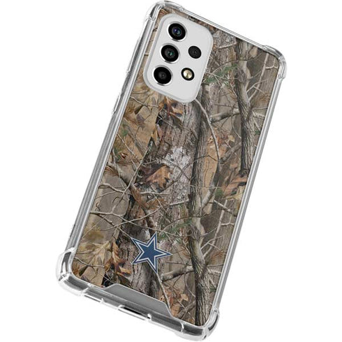 NFL Dallas Cowboys Realtree AP Camo Galaxy A53 5G Clear Case