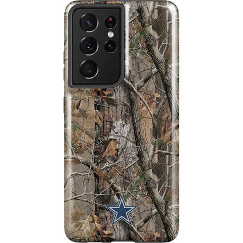 NFL Dallas Cowboys Realtree AP Camo Galaxy S21 Ultra 5G Pro Case