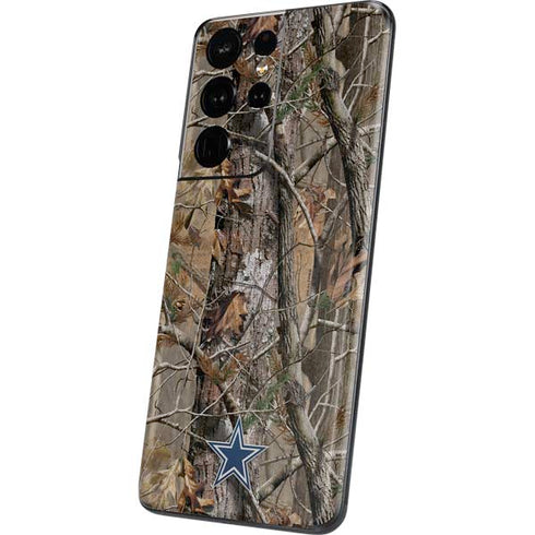 NFL Dallas Cowboys Realtree AP Camo Galaxy S21 Ultra 5G Skin
