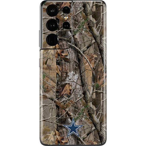 NFL Dallas Cowboys Realtree AP Camo Galaxy S21 Ultra 5G Skin