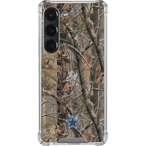 NFL Dallas Cowboys Realtree AP Camo Galaxy S23 Clear Case