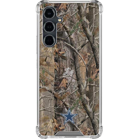 NFL Dallas Cowboys Realtree AP Camo Galaxy S23 FE Clear Case