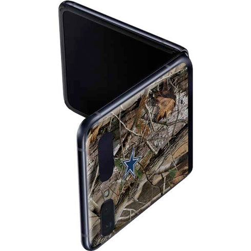 NFL Dallas Cowboys Realtree AP Camo Galaxy Z Flip Skin