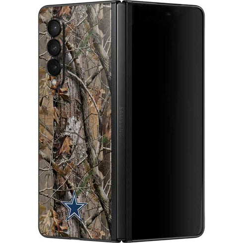 NFL Dallas Cowboys Realtree AP Camo Galaxy Z Fold3 5G Skin