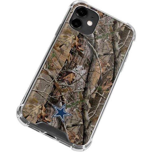 NFL Dallas Cowboys Realtree AP Camo iPhone 12 Clear Case