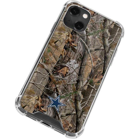 NFL Dallas Cowboys Realtree AP Camo iPhone 15 Plus Clear Case