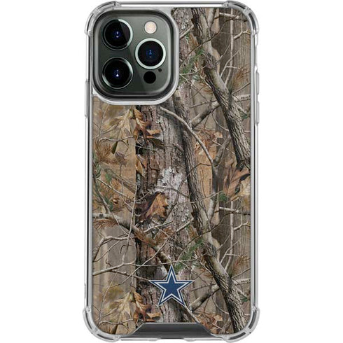 NFL Dallas Cowboys Realtree AP Camo iPhone 15 Pro Max Clear Case