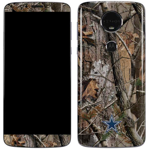 NFL Dallas Cowboys Realtree AP Camo Moto E5 Plus Skin
