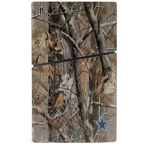 NFL Dallas Cowboys Realtree AP Camo PS5 Slim Disk Console Skin