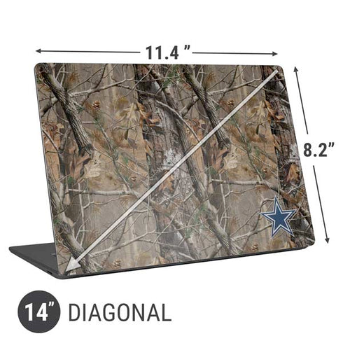 NFL Dallas Cowboys Realtree AP Camo Universal Laptop 14in (11.4 x 8.2in) Skin