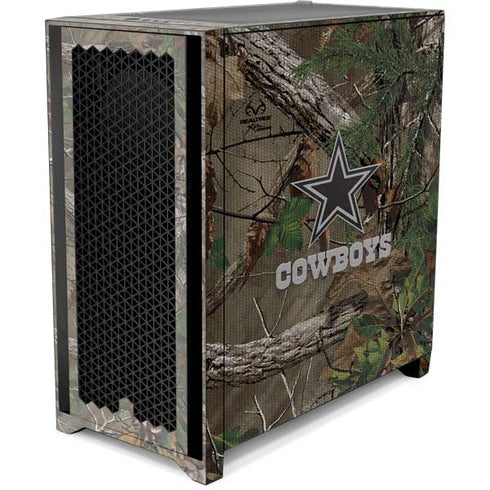 NFL Dallas Cowboys Realtree Xtra Green Camo Corsair 4000D Tempered Glass Mid-Tower ATX Case Skin