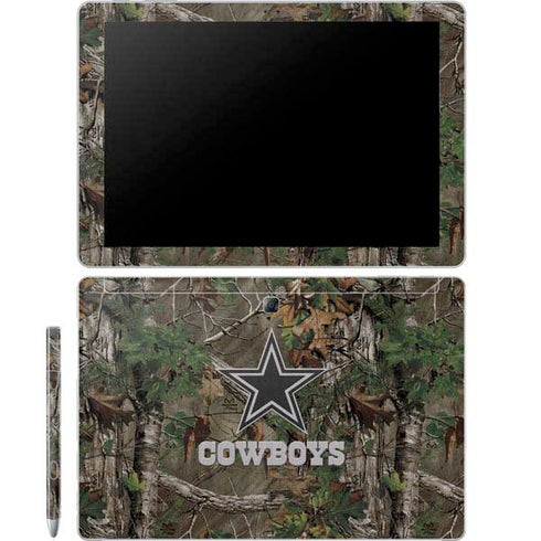 NFL Dallas Cowboys Realtree Xtra Green Camo Galaxy Book 12in Skin