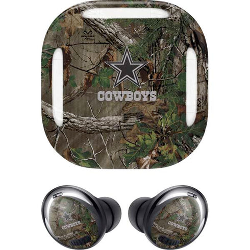 NFL Dallas Cowboys Realtree Xtra Green Camo Galaxy Buds Pro Skin