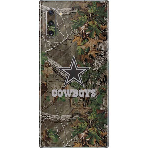 NFL Dallas Cowboys Realtree Xtra Green Camo Galaxy Note 10 Skin