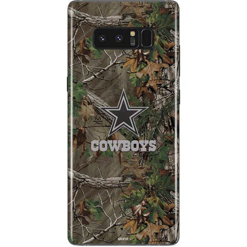 NFL Dallas Cowboys Realtree Xtra Green Camo Galaxy Note 8 Skin