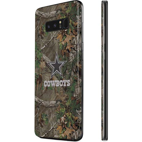 NFL Dallas Cowboys Realtree Xtra Green Camo Galaxy Note 8 Skin