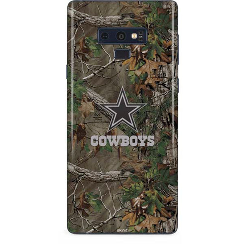 NFL Dallas Cowboys Realtree Xtra Green Camo Galaxy Note 9 Skin