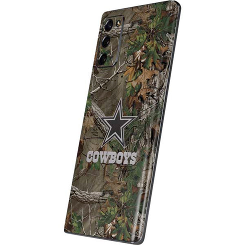 NFL Dallas Cowboys Realtree Xtra Green Camo Galaxy Note20 5G Skin