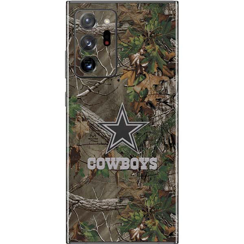 NFL Dallas Cowboys Realtree Xtra Green Camo Galaxy Note20 Ultra 5G Skin
