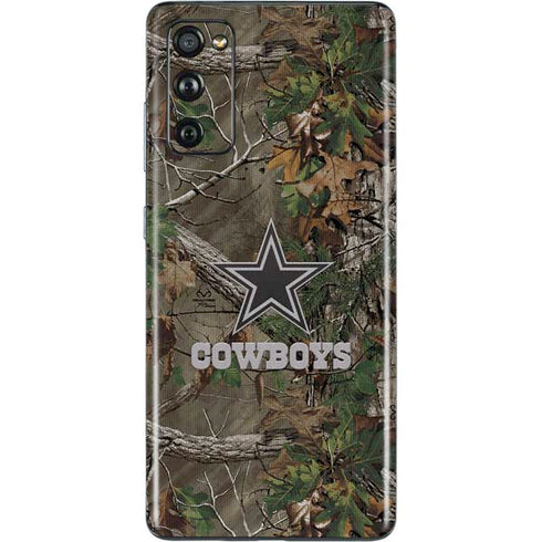 NFL Dallas Cowboys Realtree Xtra Green Camo Galaxy S20 Fan Edition Skin