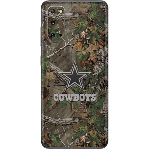 NFL Dallas Cowboys Realtree Xtra Green Camo Galaxy S20 Skin