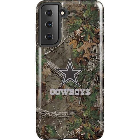 NFL Dallas Cowboys Realtree Xtra Green Camo Galaxy S21 5G Pro Case