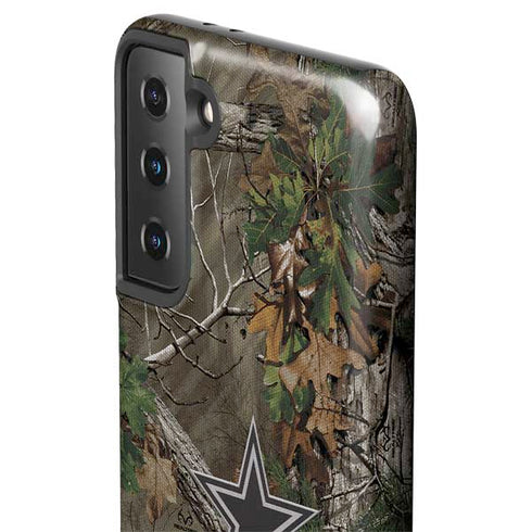 NFL Dallas Cowboys Realtree Xtra Green Camo Galaxy S21 Plus 5G Pro Case