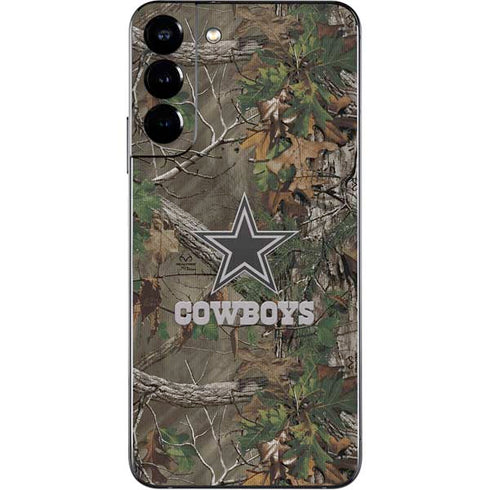 NFL Dallas Cowboys Realtree Xtra Green Camo Galaxy S22 Plus Skin