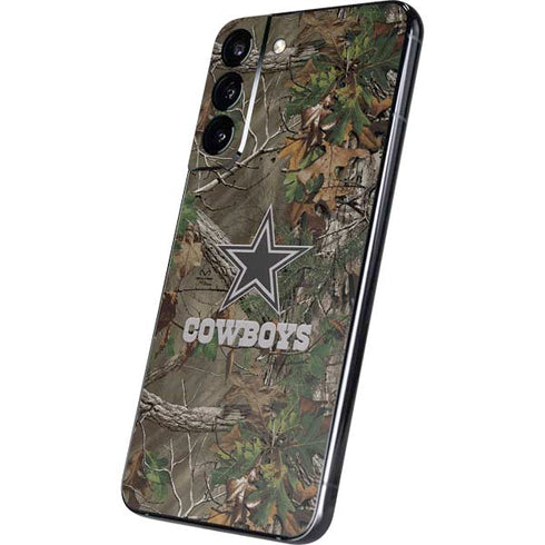NFL Dallas Cowboys Realtree Xtra Green Camo Galaxy S22 Plus Skin