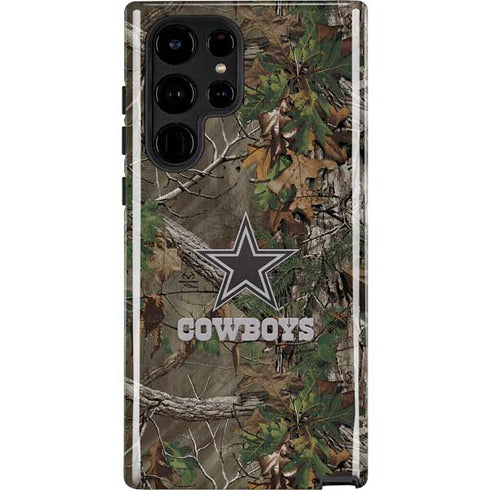 NFL Dallas Cowboys Realtree Xtra Green Camo Galaxy S22 Ultra Pro Case