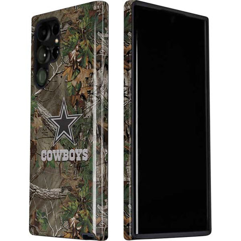 NFL Dallas Cowboys Realtree Xtra Green Camo Galaxy S22 Ultra Pro Case