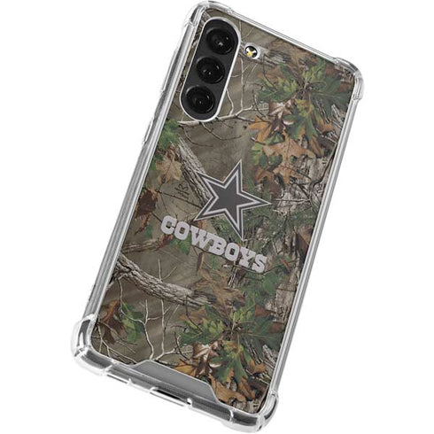 NFL Dallas Cowboys Realtree Xtra Green Camo Galaxy S23 Plus Clear Case