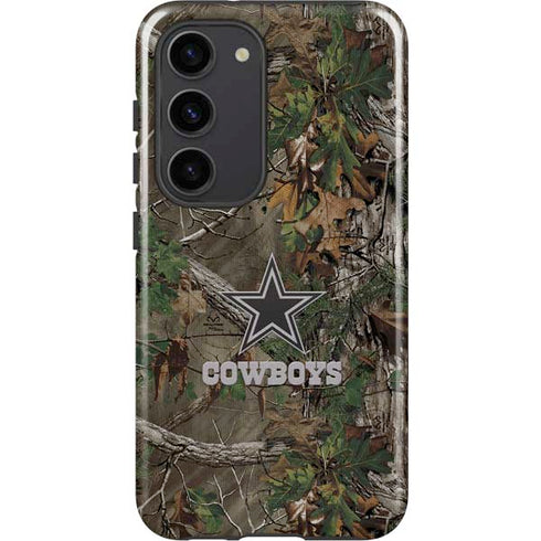 NFL Dallas Cowboys Realtree Xtra Green Camo Galaxy S23 Pro Case