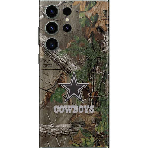 NFL Dallas Cowboys Realtree Xtra Green Camo Galaxy S23 Ultra Skin