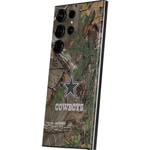 NFL Dallas Cowboys Realtree Xtra Green Camo Galaxy S23 Ultra Skin