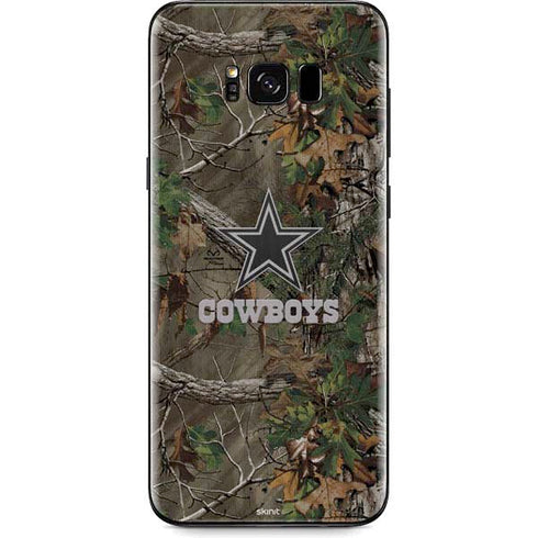 NFL Dallas Cowboys Realtree Xtra Green Camo Galaxy S8 Plus Skin