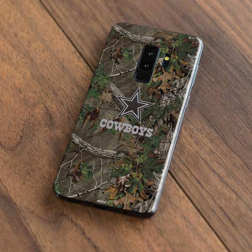 NFL Dallas Cowboys Realtree Xtra Green Camo Galaxy S9 Plus Skin