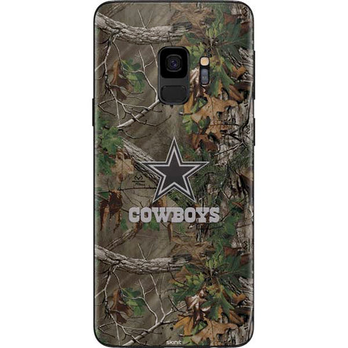 NFL Dallas Cowboys Realtree Xtra Green Camo Galaxy S9 Skin