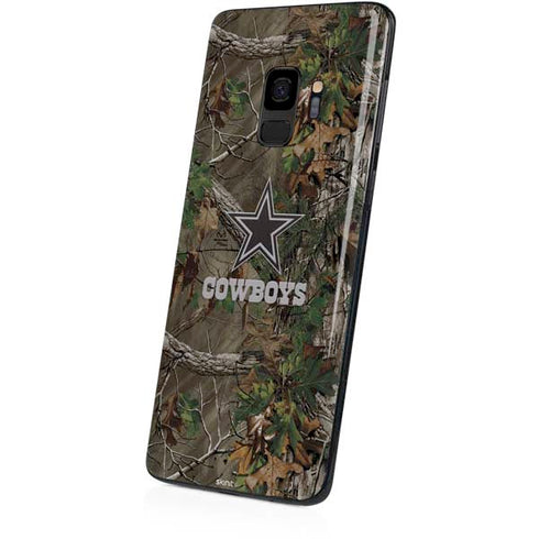 NFL Dallas Cowboys Realtree Xtra Green Camo Galaxy S9 Skin