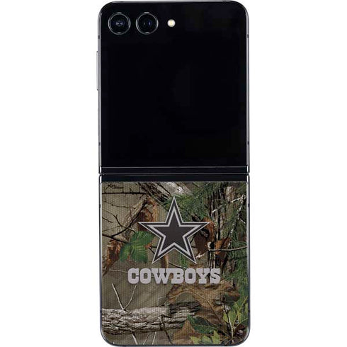NFL Dallas Cowboys Realtree Xtra Green Camo Galaxy Z Flip5 5G Skin