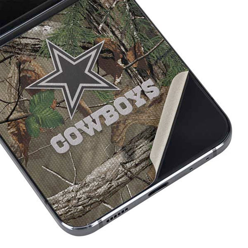 NFL Dallas Cowboys Realtree Xtra Green Camo Galaxy Z Flip5 5G Skin