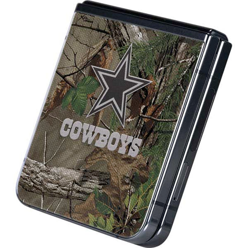 NFL Dallas Cowboys Realtree Xtra Green Camo Galaxy Z Flip5 5G Skin