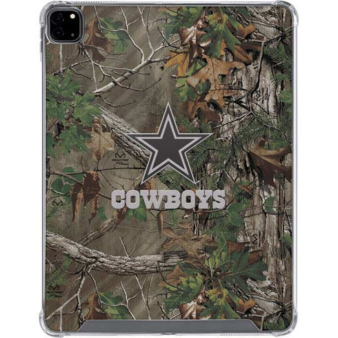 NFL Dallas Cowboys Realtree Xtra Green Camo iPad Pro 12.9in (2020) Clear Case