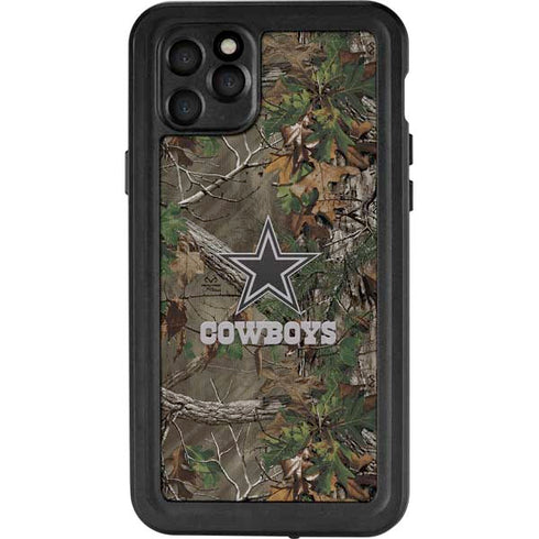 NFL Dallas Cowboys Realtree Xtra Green Camo iPhone 11 Pro Max Waterproof Case