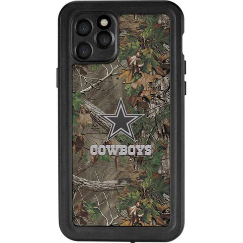 NFL Dallas Cowboys Realtree Xtra Green Camo iPhone 11 Pro Waterproof Case