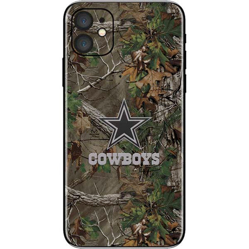 NFL Dallas Cowboys Realtree Xtra Green Camo iPhone 11 Skin